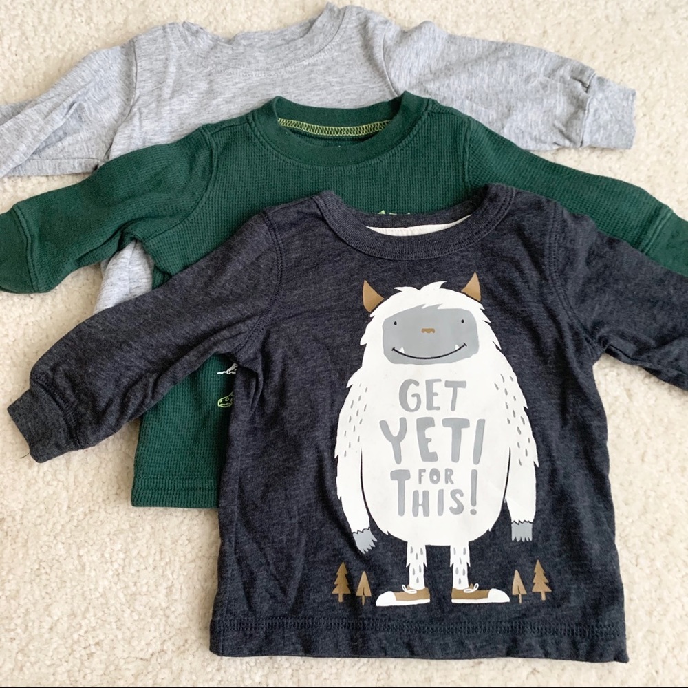 Carter’s Long Sleeve Shirts (set of 3)